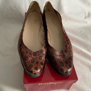 Brown Salvatore Ferragamo Loafers